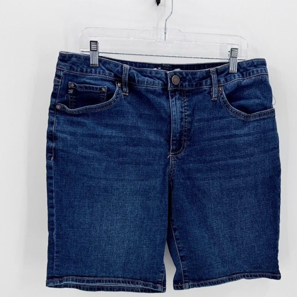 Seven7 denim shorts high waisted size 12 shorts jorts casual festival summer